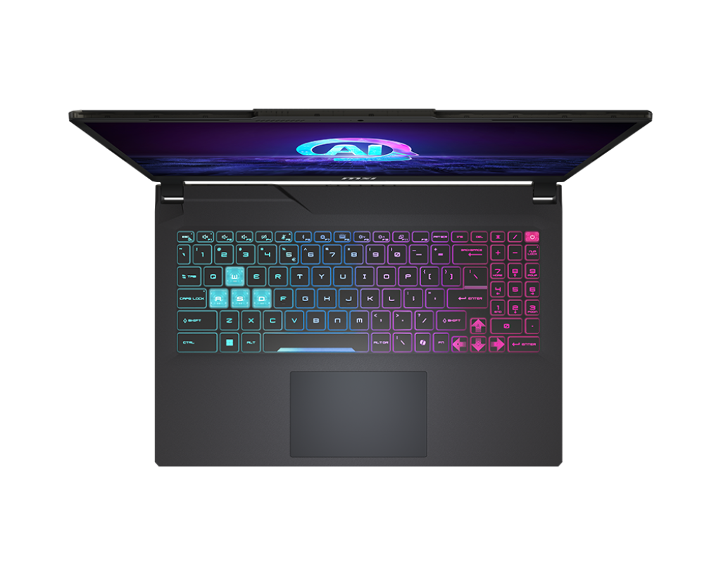 Cyborg 15 AI A1VEK Top Open Laptop Image