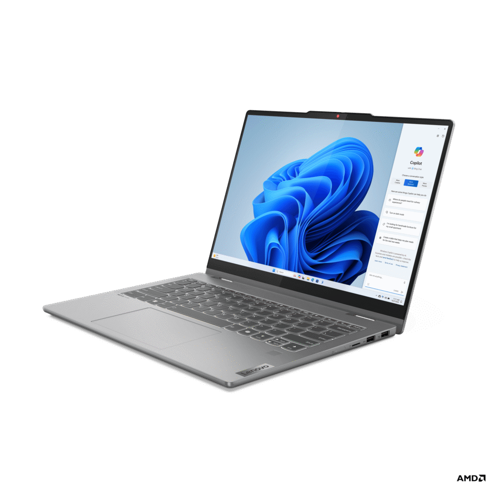 IdeaPad 5 2-in-1 Gen 9 (14, AMD) 14AHP9 Cross View