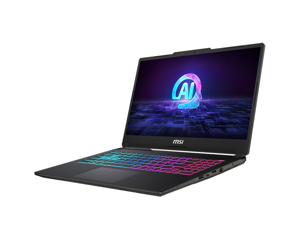 MSI Cyborg 15 AI A1VEK Side Cross Laptop Image