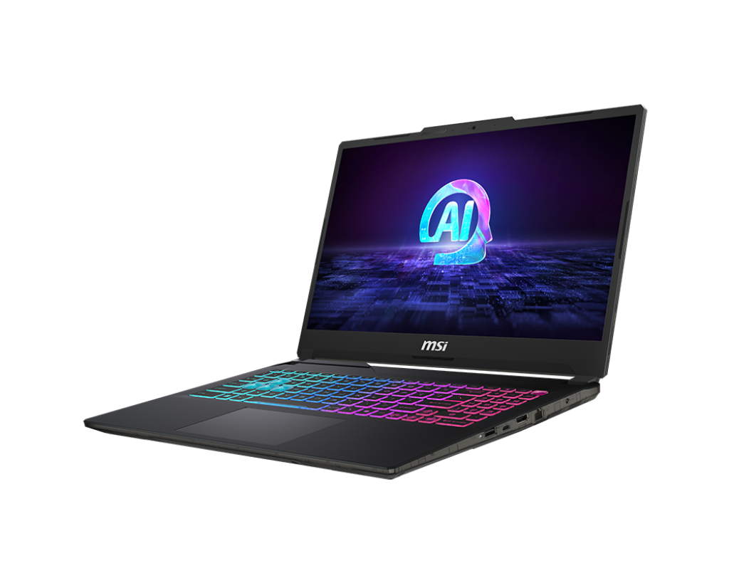 MSI Cyborg 15 AI A1VEK Side Cross Laptop Image