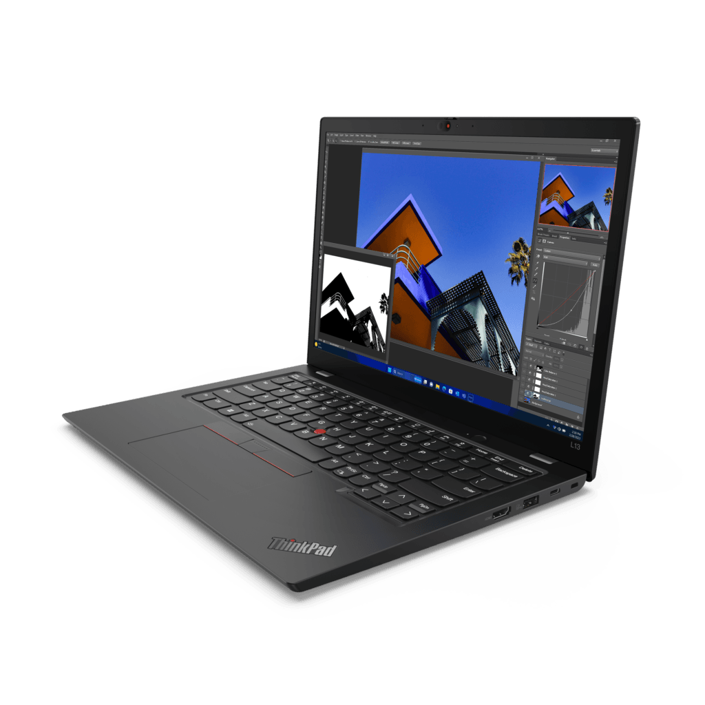 ThinkPad L13 Gen 5 (13, Intel) Front Cross View