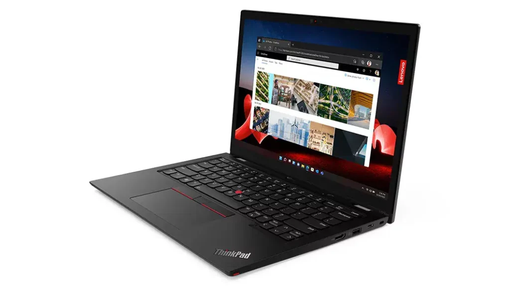 ThinkPad L13 Yoga Gen 4 (13, AMD) Front Cross View