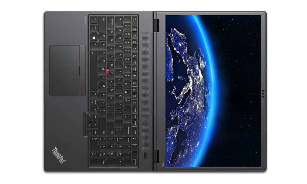 ThinkPad P16v (16, AMD) Horizontal 180 Degree Open