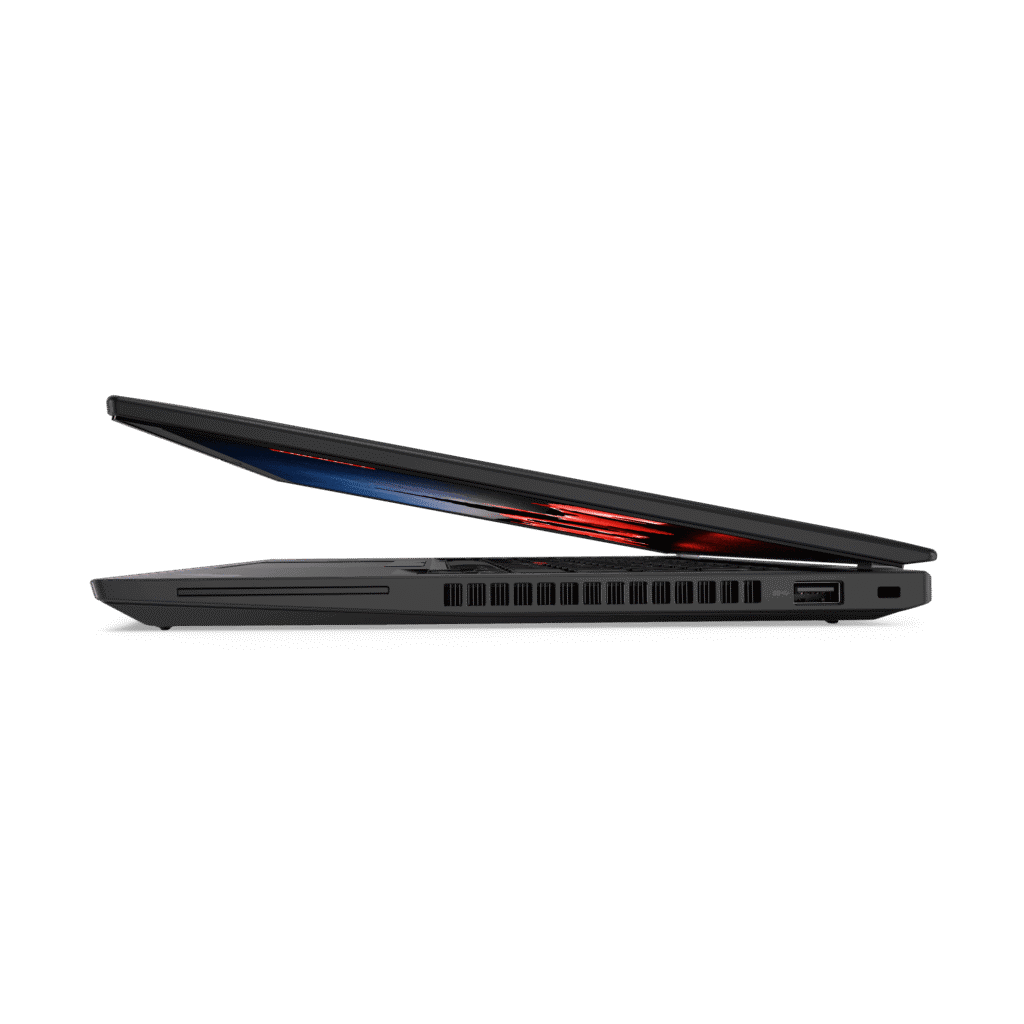 ThinkPad T14 Gen 4 (14, Intel) Half Closed Side View