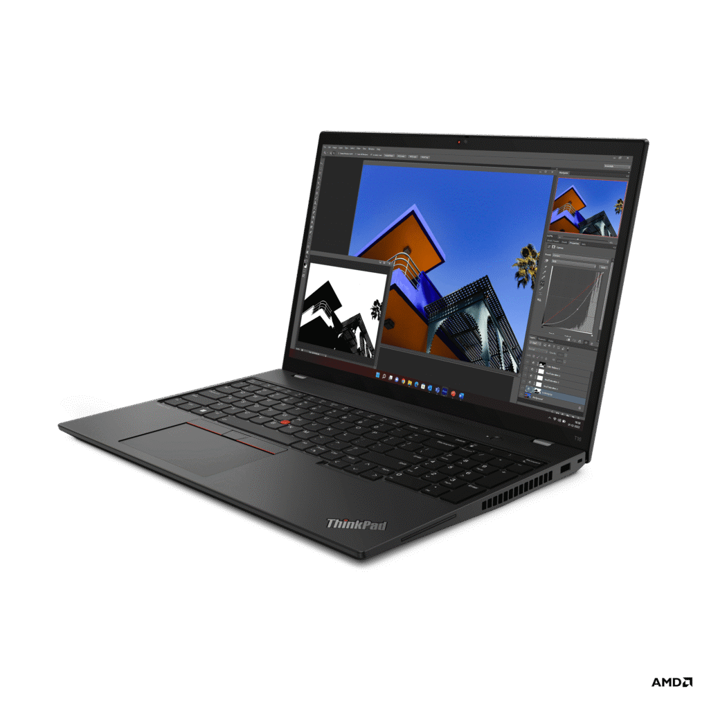 ThinkPad T16 Gen 2 (16, AMD) Front Cross View