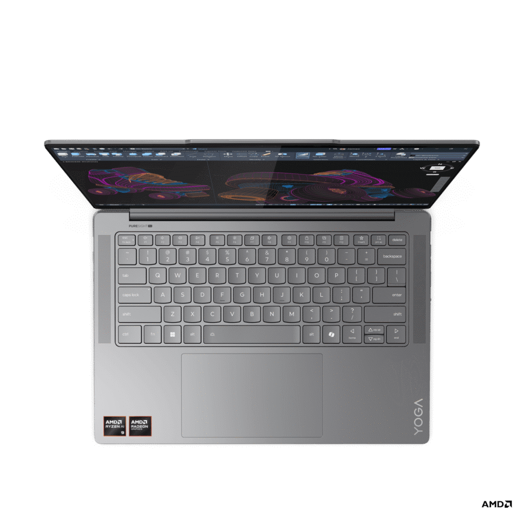 Yoga Pro 7 Gen 9 (14, AMD) 14ASP9 Top View