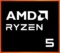 AMD Ryzen 5 Processor Logo AMD Ryzen 5 Processor Logo