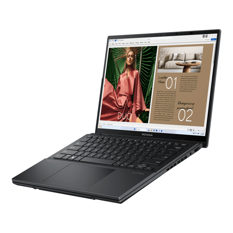 ASUS Zenbook DUO (UX8406) Front Cross View