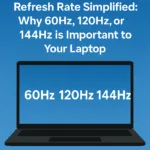 Refresh Rate Simplified : Why it important to your Laptop